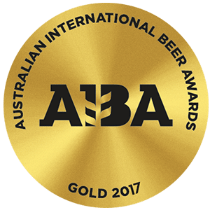 Gold Medal 2017 Australian International Beer Awards