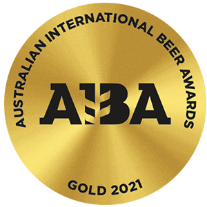 Gold Medal 2021 Australian International Beer Awards