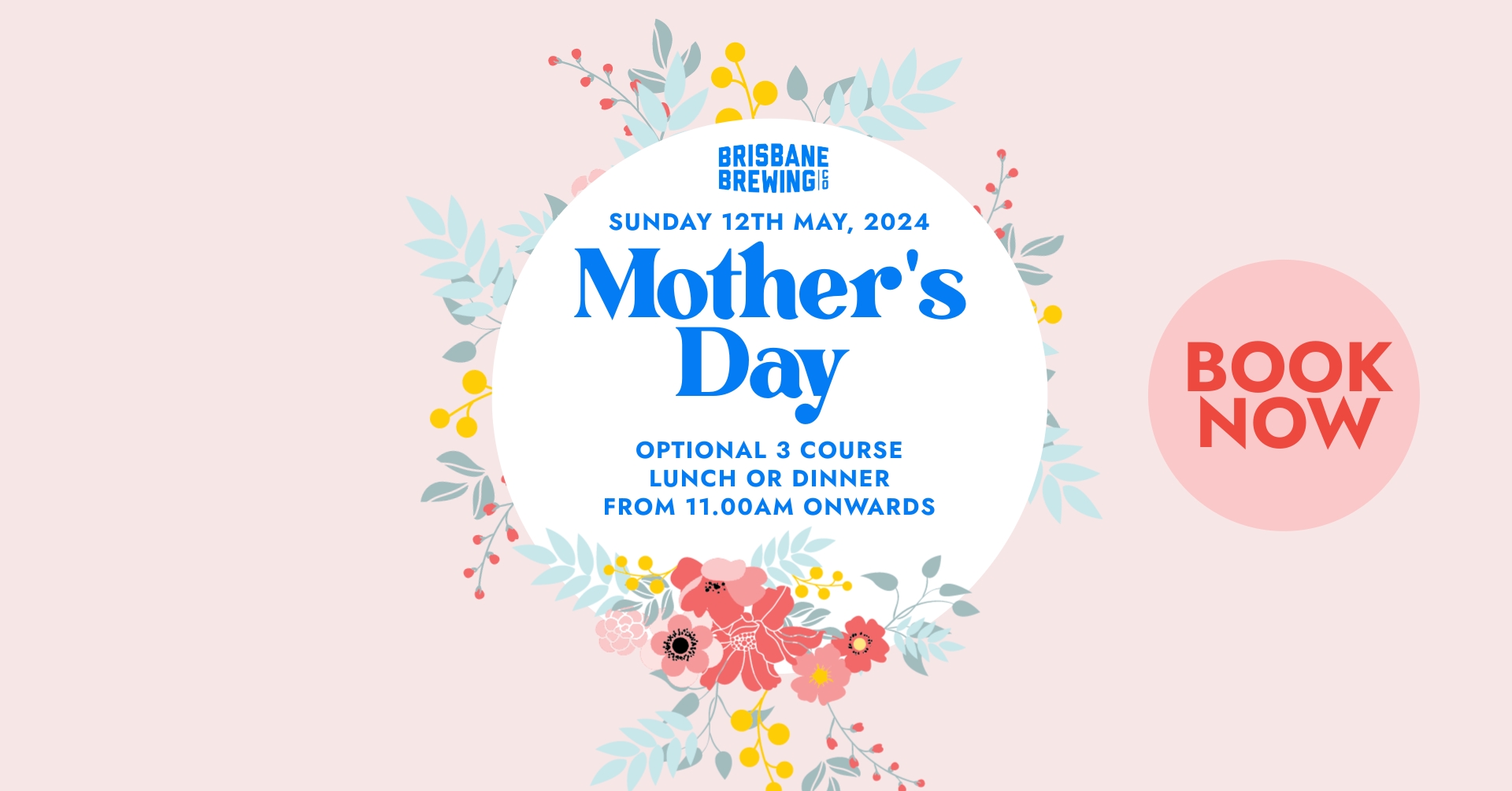 Mothers Day Circle Of Flowers Facebook Event Cover